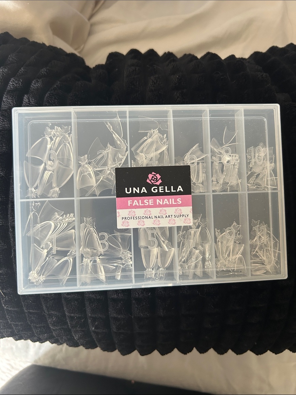 Una Gella Clear False Nails - 320 Nail Tips
